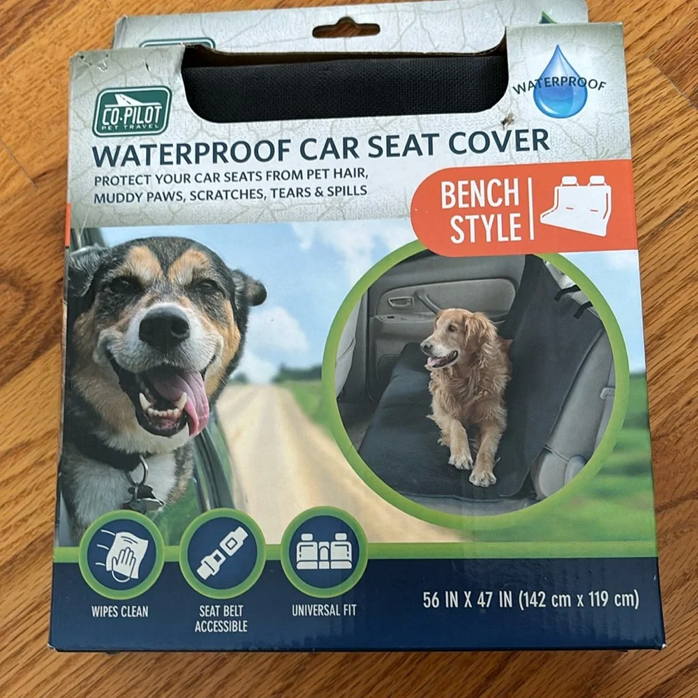 NWT Co Pilot Pet Travel Bench Style Car Seat Cover